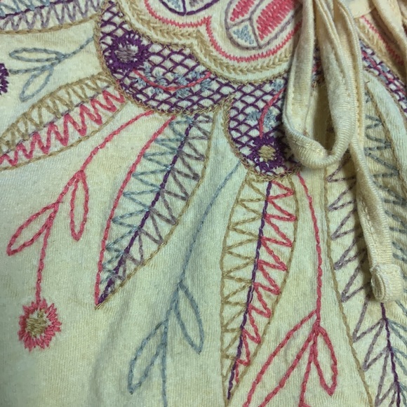 Y2K Mudd Yellow Embroidered Top - Picture 4 of 10